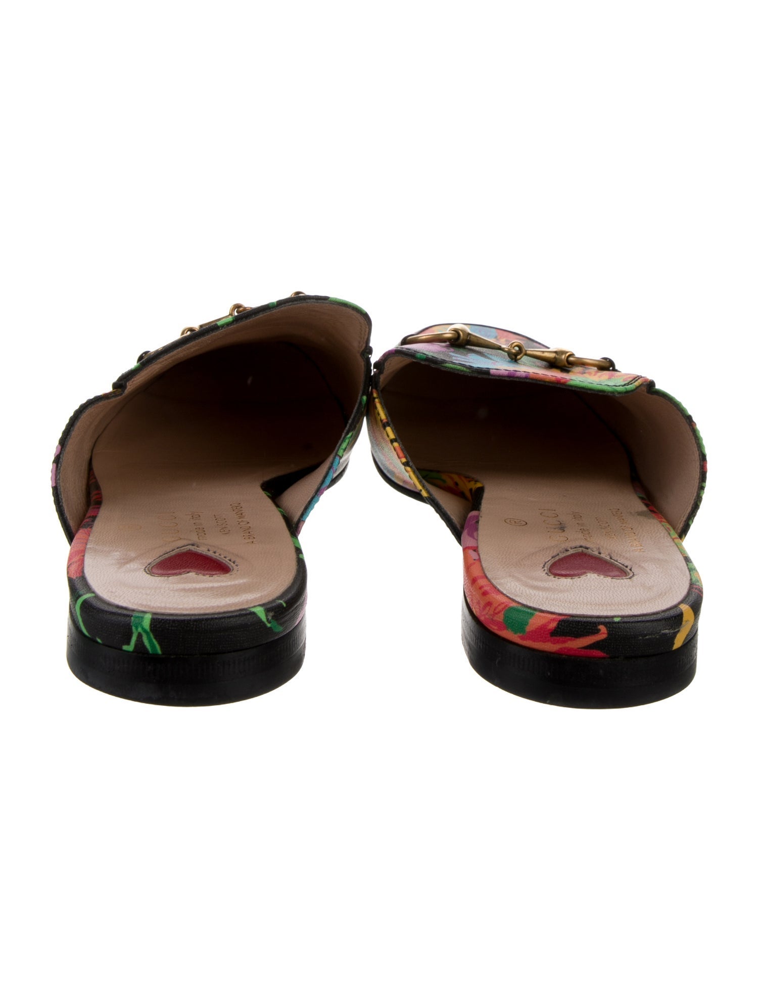 Gucci Horsebit Accent Leather Mules